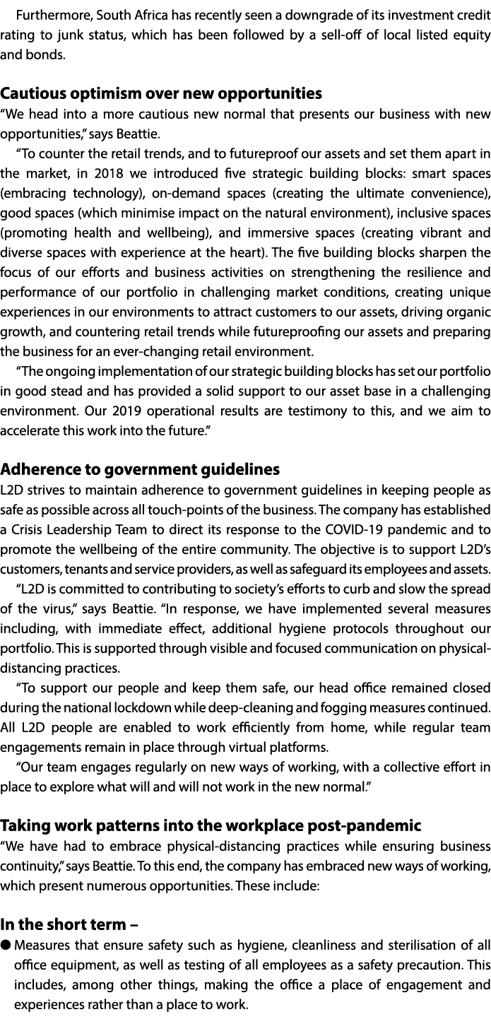 Furthermore, South Africa has recently seen a downgrade of its investment credit rating to junk status, which has bee   