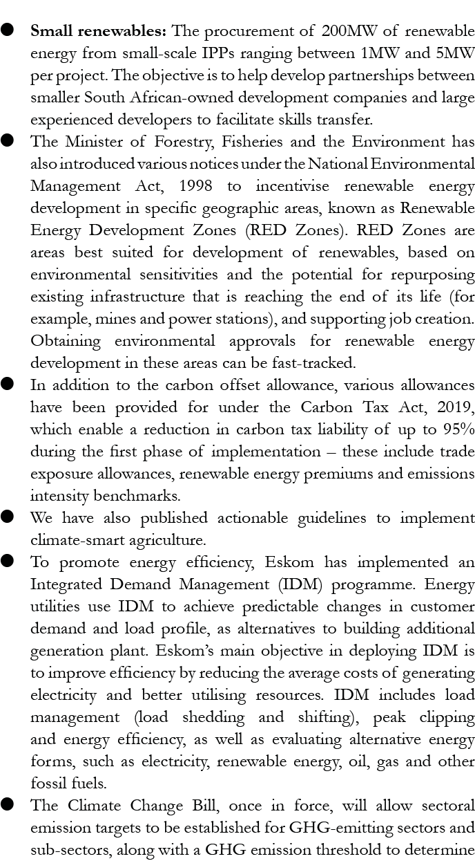   Small renewables: The procurement of 200MW of renewable energy from small-scale IPPs ranging between 1MW and 5MW pe   