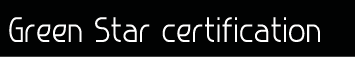 Green Star certification