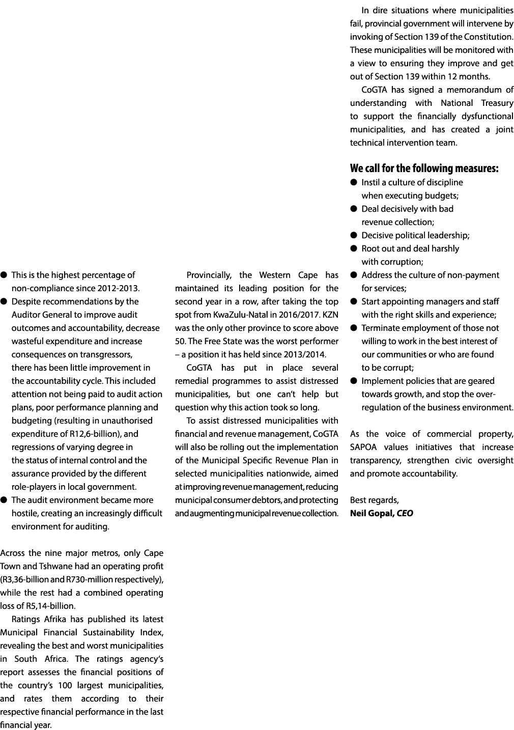 This is the highest percentage of non-compliance since 2012-2013  Despite recommendations by the Auditor General to i   