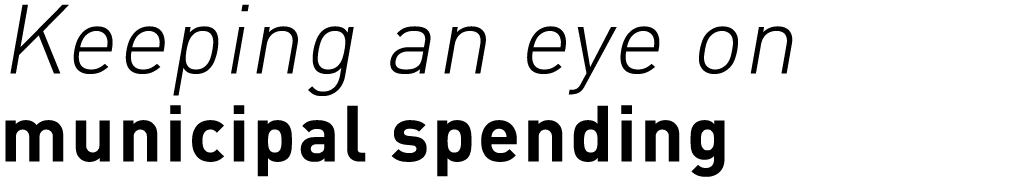 Keeping an eye on municipal spending