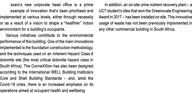 xxaro s new corporate head office is a prime example of innovation that s been prioritised and implemented at various   