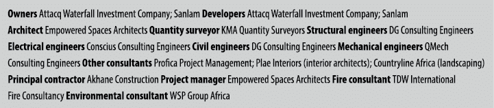 Owners Attacq Waterfall Investment Company; Sanlam Developers Attacq Waterfall Investment Company; Sanlam Architect E   