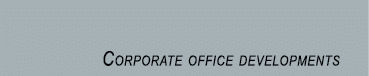 Corporate office developments