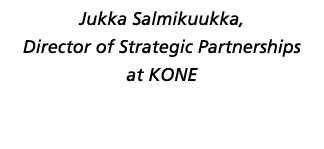 Jukka Salmikuukka, Director of Strategic Partnerships at KONE
