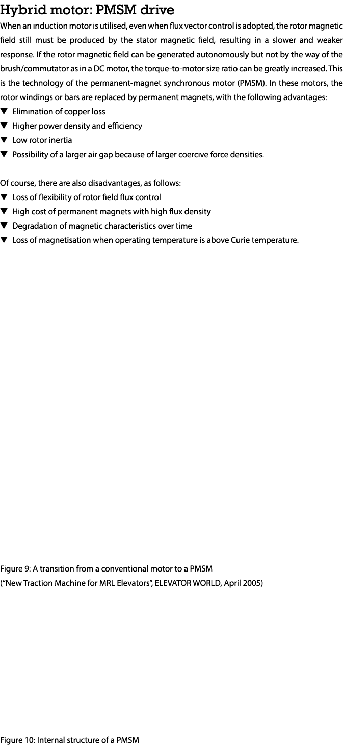 Hybrid motor: PMSM drive When an induction motor is utilised, even when flux vector control is adopted, the rotor mag   