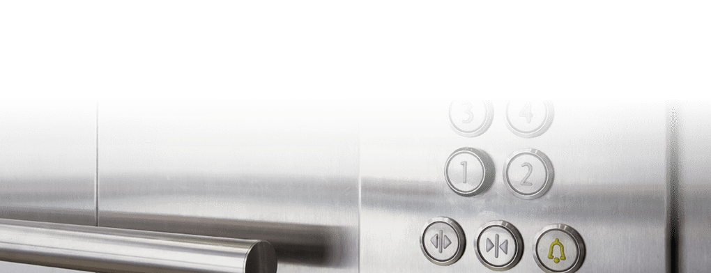 Inside elevator buttons and handrails