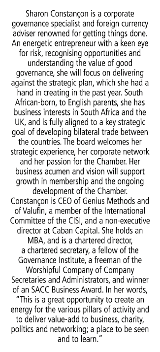 Sharon Constan on is a corporate governance specialist and foreign currency adviser renowned for getting things done....