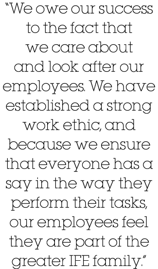  We owe our success to the fact that we care about and look after our employees  We have established a strong work et   