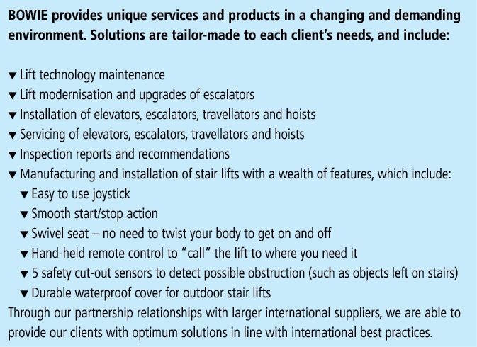 BOWIE provides unique services and products in a changing and demanding environment  Solutions are tailor-made to eac   