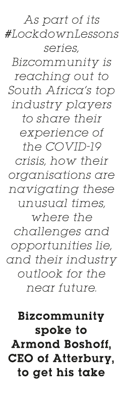 As part of its #LockdownLessons series, Bizcommunity is reaching out to South Africa s top industry players to share    