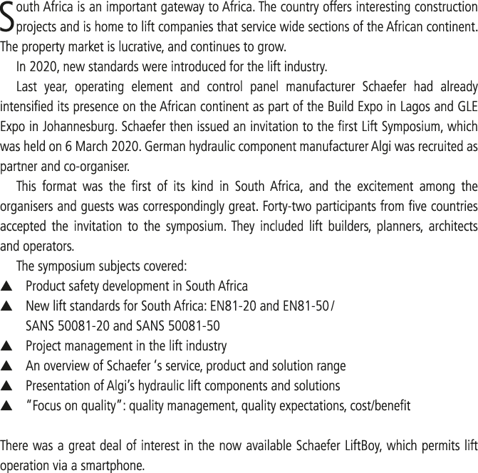 South Africa is an important gateway to Africa  The country offers interesting construction projects and is home to l   