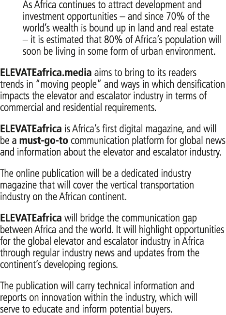 As Africa continues to attract development and investment opportunities   and since 70% of the world s wealth is boun   