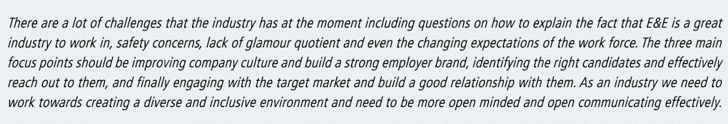 There are a lot of challenges that the industry has at the moment including questions on how to explain the fact that   