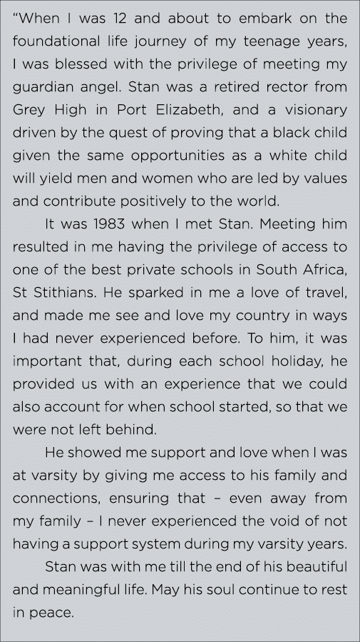  When I was 12 and about to embark on the foundational life journey of my teenage years, I was blessed with the privi   