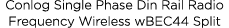 Conlog Single Phase Din Rail Radio Frequency Wireless wBEC44 Split