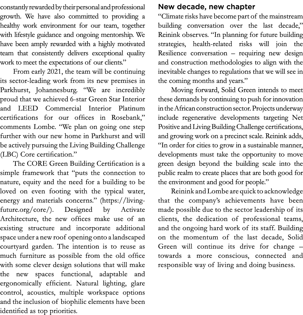 constantly rewarded by their personal and professional growth  We have also committed to providing a healthy work env   