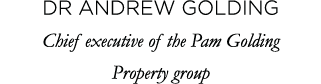 Dr Andrew Golding Chief executive of the Pam Golding Property group