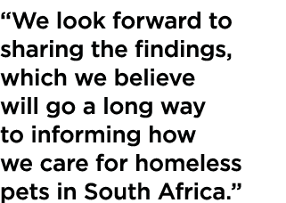  We look forward to sharing the findings, which we believe will go a long way to informing how we care for homeless p   
