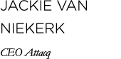 Jackie van Niekerk CEO Attacq