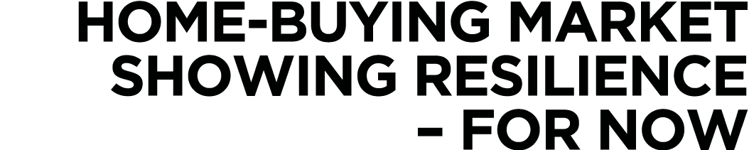 Home-buying market showing resilience   for now