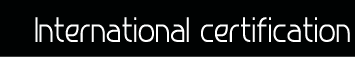 International certification