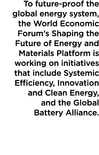 To future-proof the global energy system, the World Economic Forum’s Shaping the Future of Energy and Materials Platf...