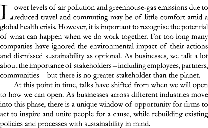 Lower levels of air pollution and greenhouse-gas emissions due to reduced travel and commuting may be of little comfo   