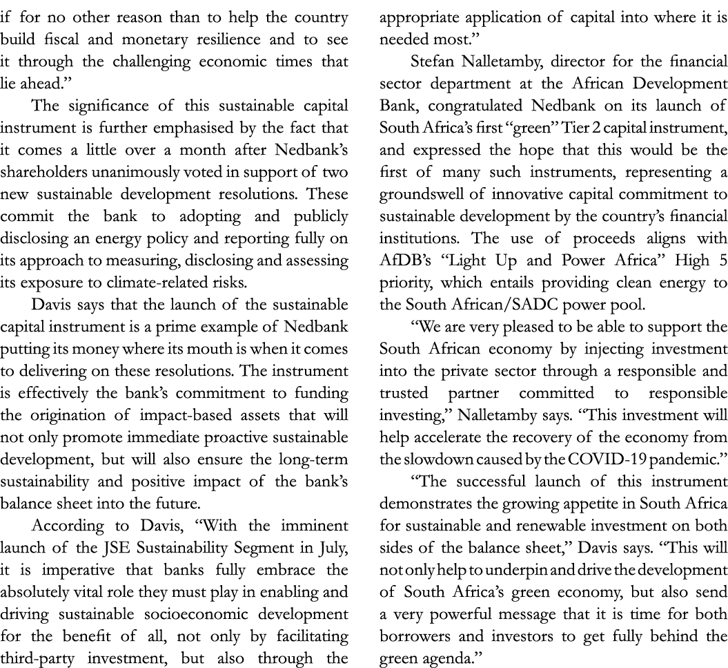 if for no other reason than to help the country build fiscal and monetary resilience and to see it through the challe   