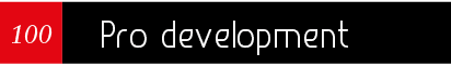 100,Pro developmen