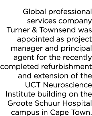Global professional services company Turner & Townsend was appointed as project manager and principal agent for the r   